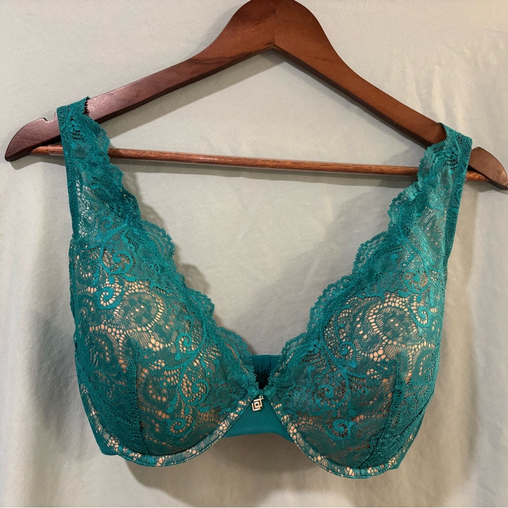 NWOT ThirdLove Lace Contour Plunge Bra- 32F (DDD)